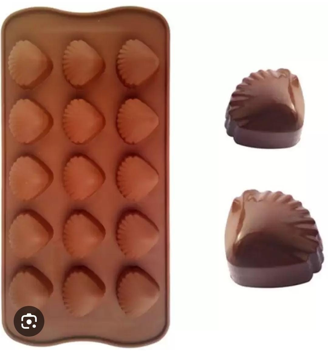 set of 2 Silicone mould tray 15 slot Dimensions 21.5 × 10.5 × 2 cm