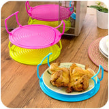 Multifunctional microwave or fridge placement rack organizer