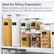 8-Piece Food/Pantry Storage Container Set
bli