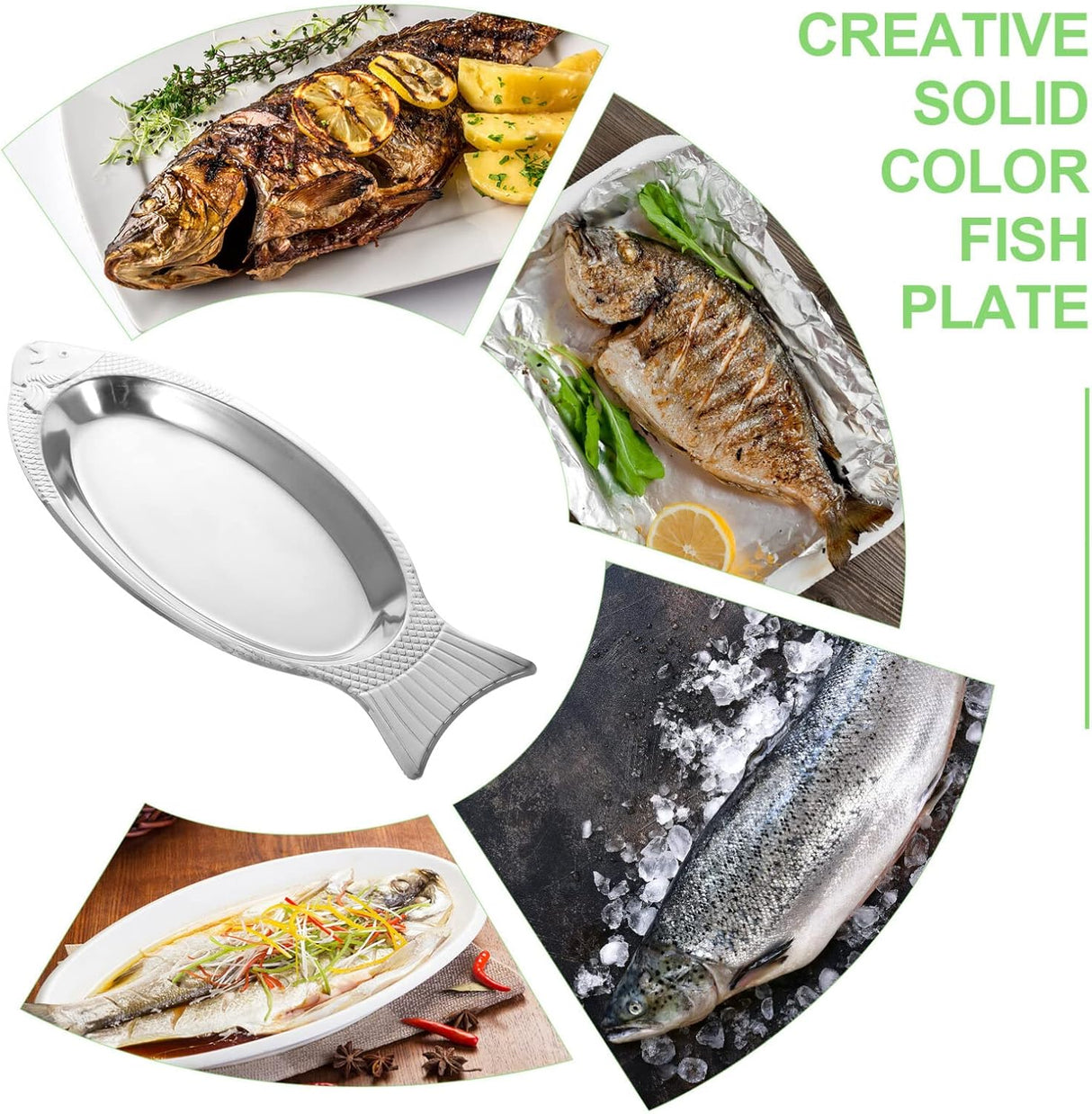 Fish-Shaped Serving Plate
