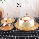 Cake Stand Cake Stand Plastic Dust Cover Home Fruit Preservation Cover Wedding Cake Plate and Plastic Dome Set Tasting Plate Storage