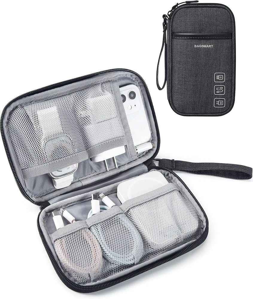 Travel Cable Organizer Bag Portable Power Bank Organizer Bag Waterproof