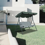 Patio Swing Canopy Cover Set – Waterproof Replacement (Green, 75x52x6 in)