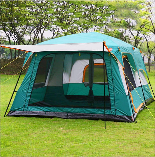 camping tent for 5 to 12 Persons Waterproof Camping Tent with 2 Rooms