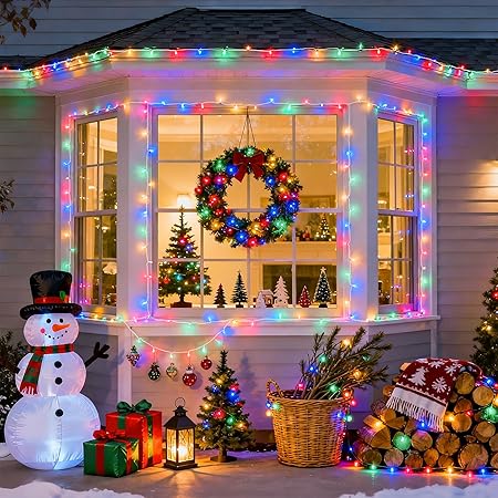 LED Festive Multi-Color Christmas String Lights 10 Metres