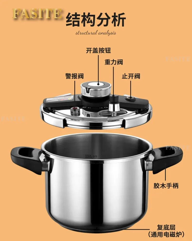 non explosive pressure cooker