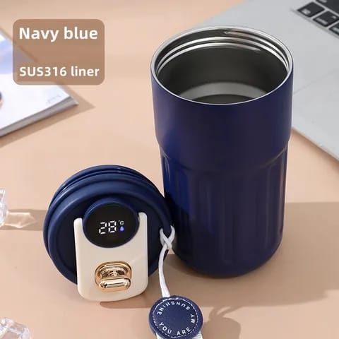 Stainless steel insulated Vacuum cup with Temp. Display