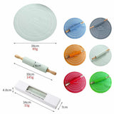Silicone Baking Mat with  Rolling Pin