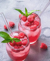 Reusable Glass Straws 8mm Straight Bent Glass Drinking Straws Eco Friendly Cocktail Straws for Beverages Milk Coffee