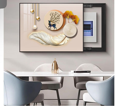 Electric Meter Box Decorative Wall Art Cover