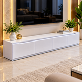 Buy a 8 foot tv stand from iDecorators 
 kmk
