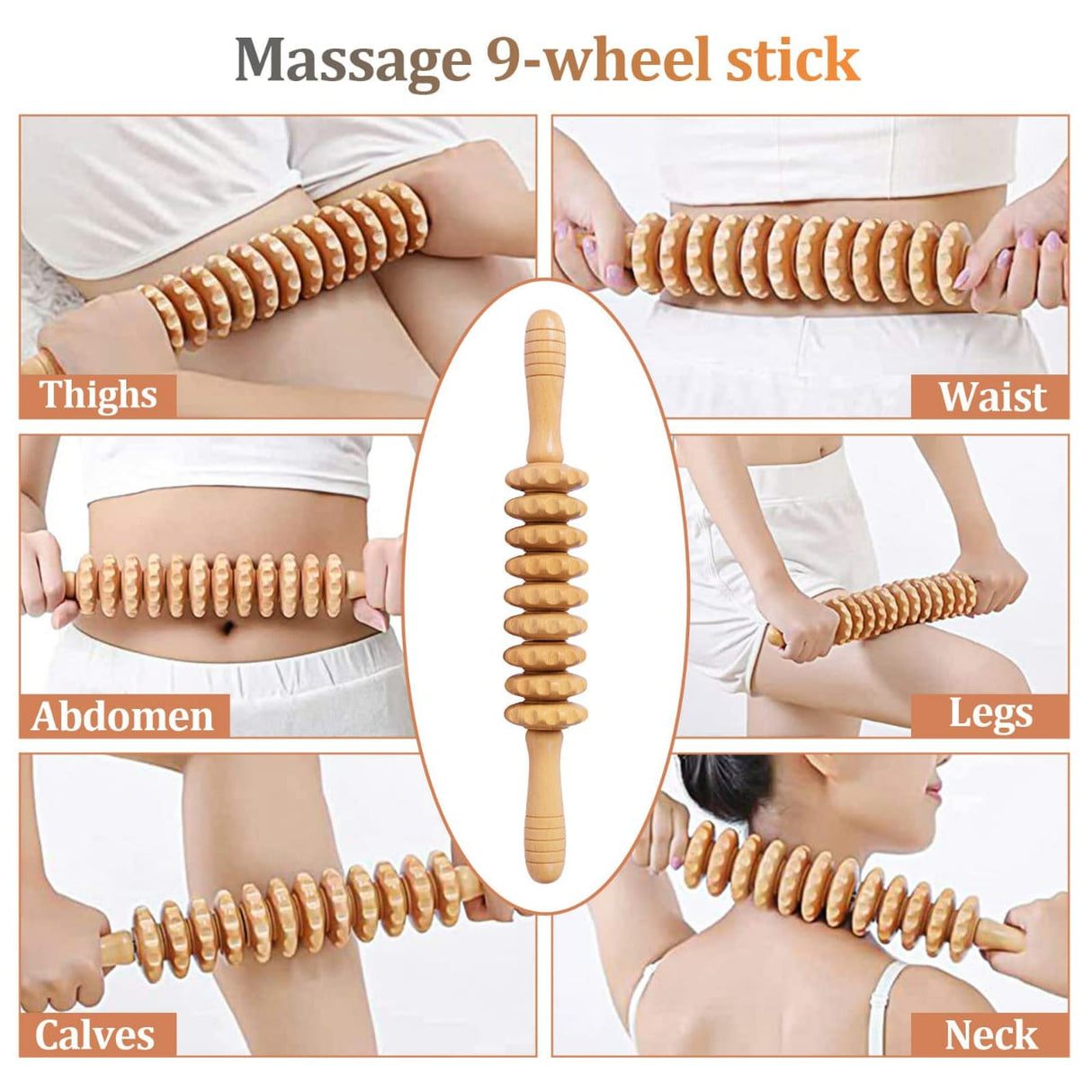 Wood Therapy Massage Roller