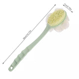 double sided Bath back scrubber with long handle
