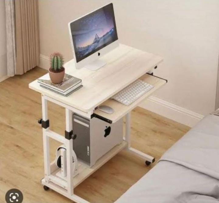 Portable Desk, Mobile Height Adjustable Table