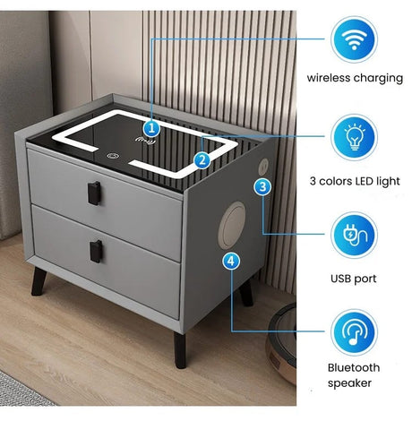 led bedside table