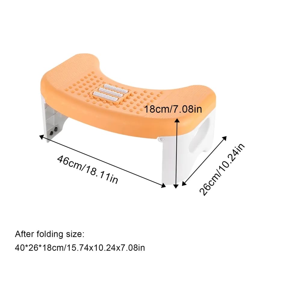 Foldable foot rest with rollers