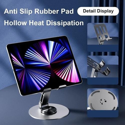 Alloy Mobile Phone Holder – Infinite Rotation Damping Design
