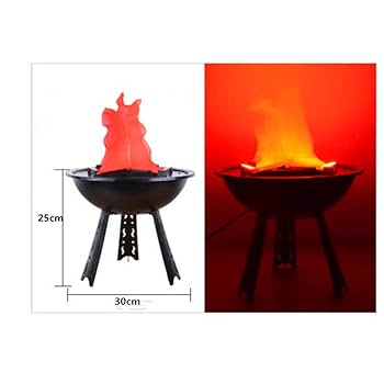 Fireplace Flammen Lampe – 3-Legged Stand fireplace Décor Piece