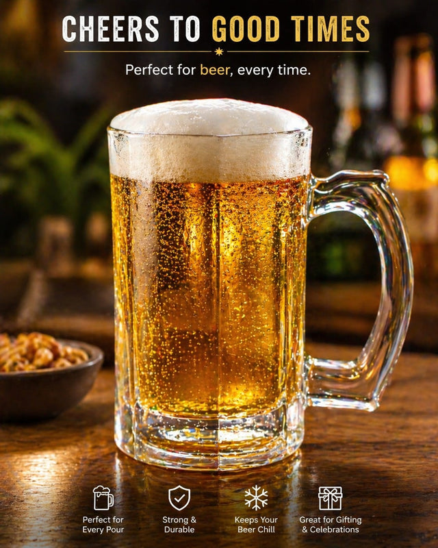 Italian Glass Beer Glass