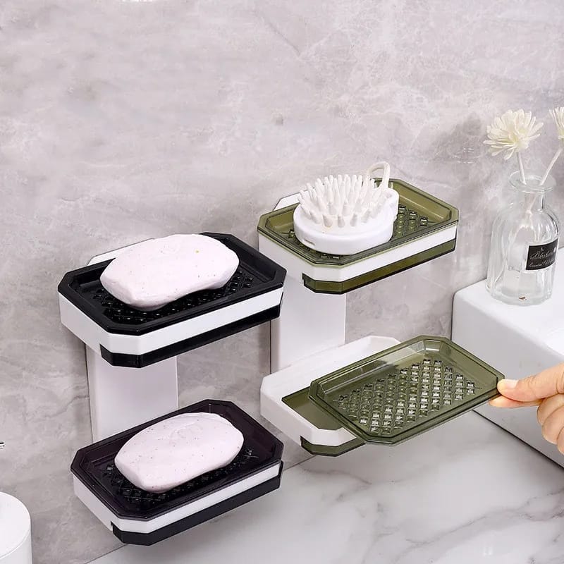 Double soap holder