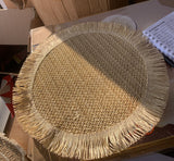 Round Jute Table Mat