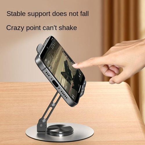 Alloy Mobile Phone Holder – Infinite Rotation Damping Design
