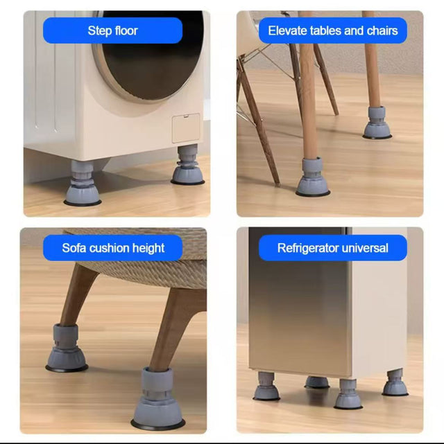 Adjustable Anti-Slip Appliance Foot Pads 4PCS 