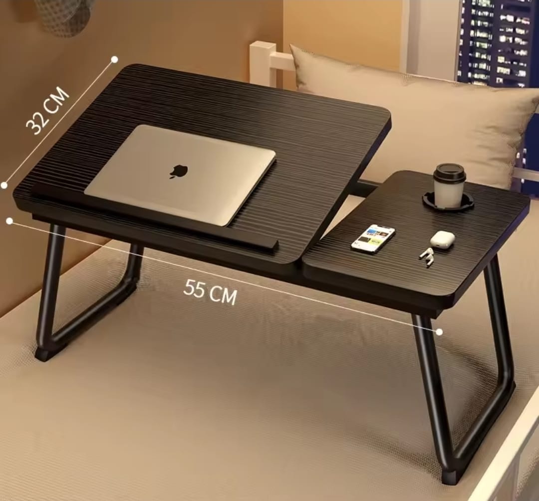 Adjustable Laptop Table — Foldable Bed and Sofa Desk cry