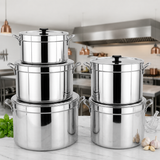 Aluminium Extra Heavy Casserole Set (5 Pieces)