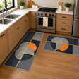 Anti-Slip Kitchen Runner Mat Set pes