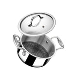 Artisan Hybrid Casserole + Glass Lid 24cm