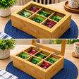 Bamboo Tea Collection Box