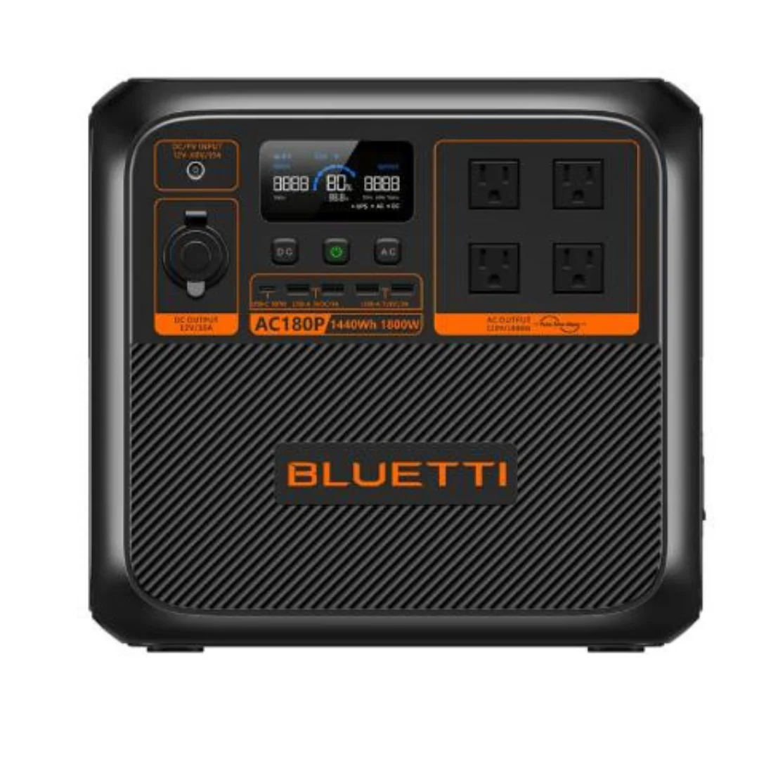 Bluetti AC180P portable power station black orange — iDecorators Kenya
