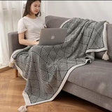 Bohemian knitted throw blankets