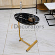Modern C-Shaped Coffee Table 45×30×60cm
