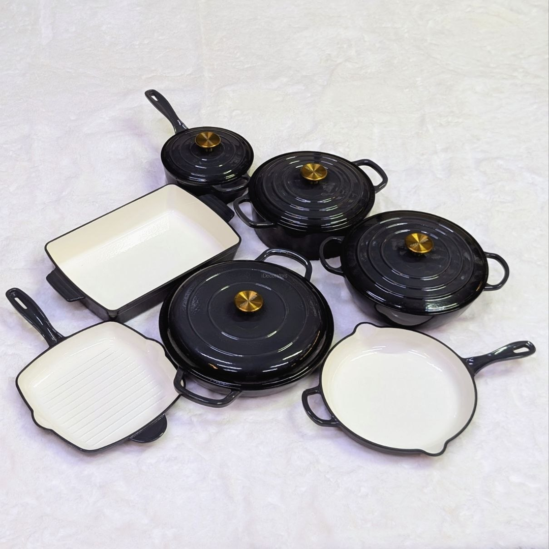  Cast Iron Cookware Set (11pcs)
