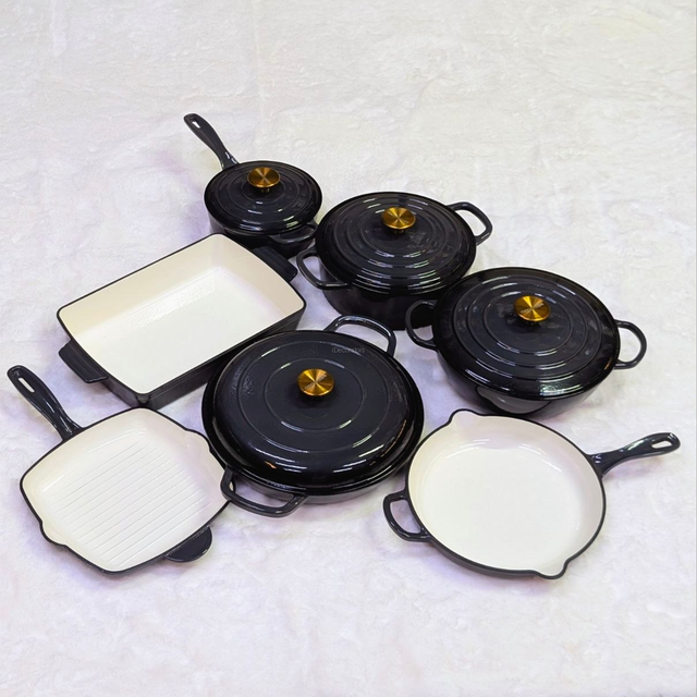  Cast Iron Cookware Set (11pcs)