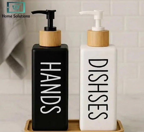 Ceramic Hands & Dishes Dispenser Set
njr