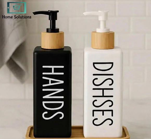 Ceramic Hands & Dishes Dispenser Set
njr