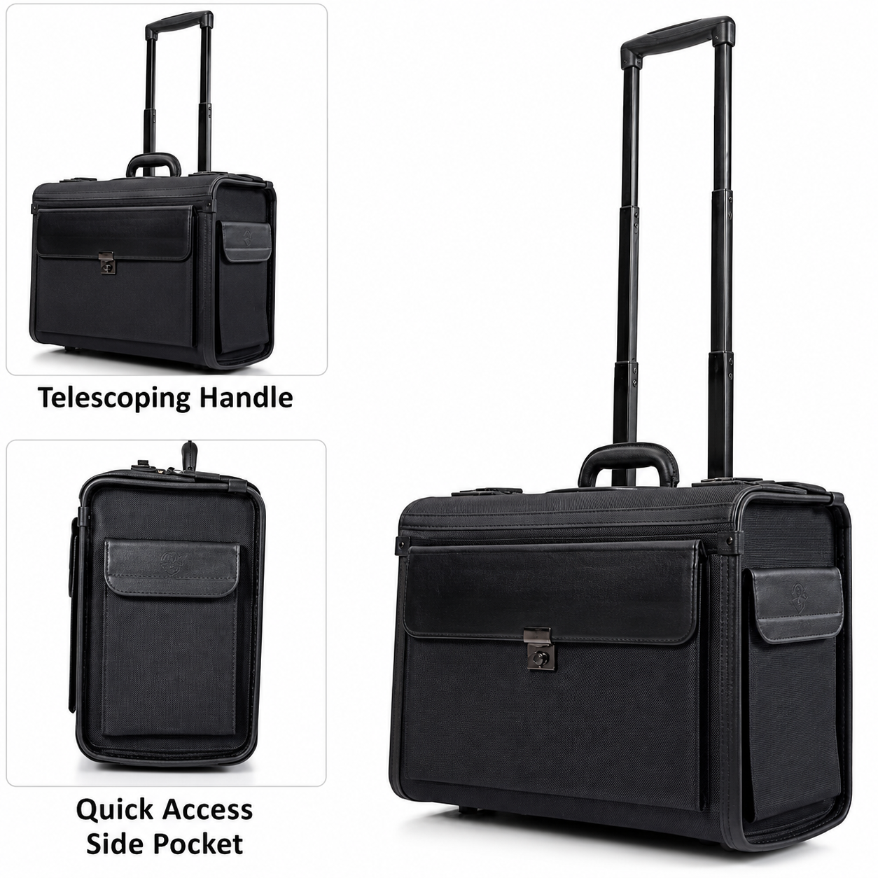 Executive Wheeled Pilot Bag