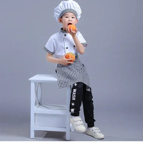 Children Professional Chef costume Kids Professional Chef Costume Set