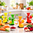 Jumbo Manual Fruit and Vegetable Juicer with Hand Crank sig