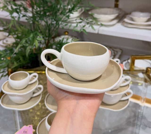 Complete Ceramic Dinner Set guest plates