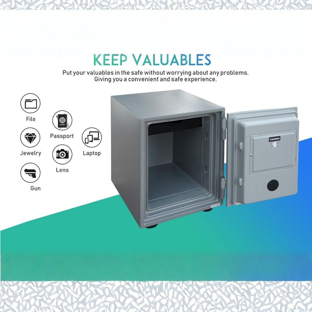 Fireproof Safe – 37Kgs (Dial + Key Lock)