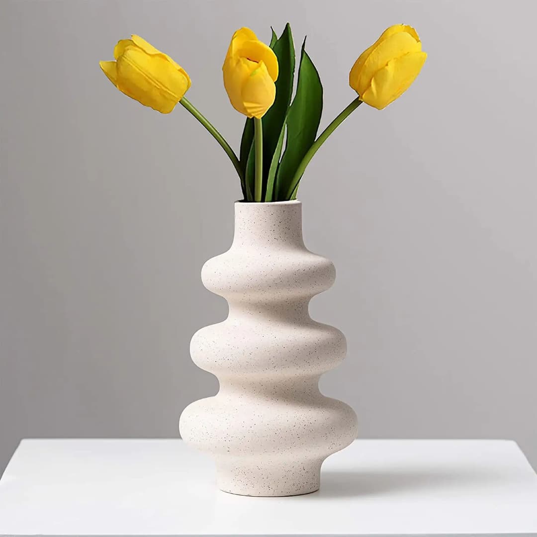 Spiral Shaped Home Decorative Flower Vase