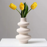 Spiral Shaped Home Decorative Flower Vase