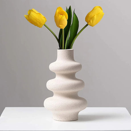 Spiral Shaped Home Decorative Flower Vase