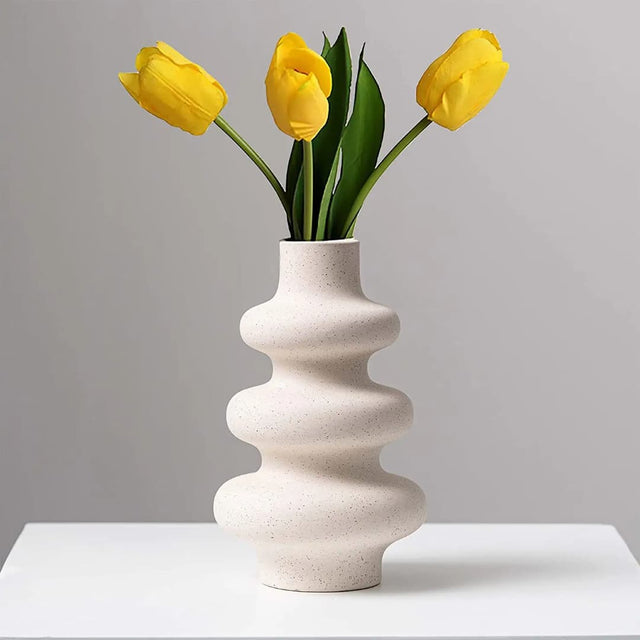 Spiral Shaped Home Decorative Flower Vase