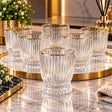 Deli Ribbed Whiskey Glasses spn