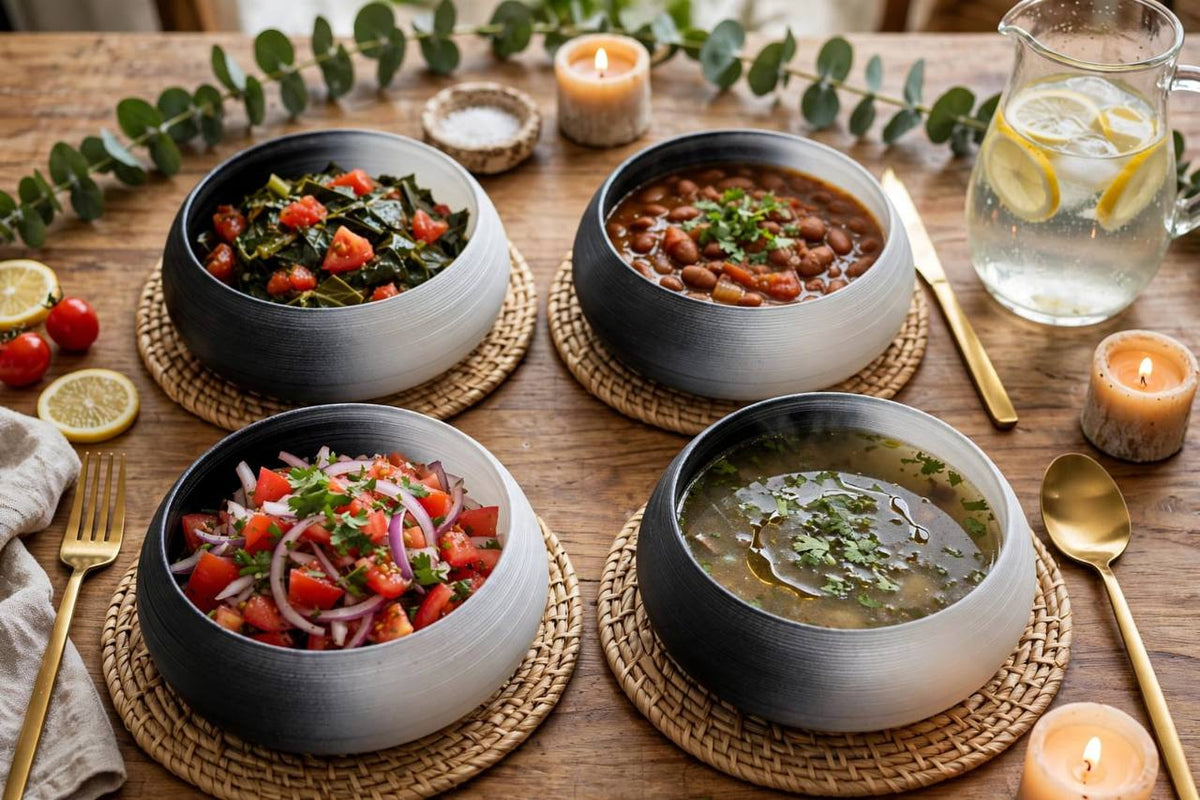 Dinner set frosted swirl glass table setting with meals — iDecorators Kenya